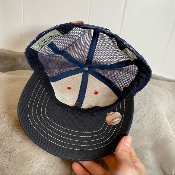 47 Twins Boston Red Sox Retro SnapBack Mesh Trucker Hat MLB Genuine Merchandise - Picture 6 of 7